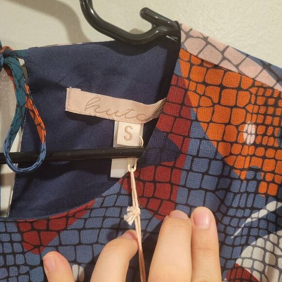 Hutch Navy Alex Dress Narcissus Gainesville Dress Size Small $238 - Picture 3 of 9